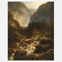 Ferdinand Feldhütter, Kuhflucht bei Farchant, 1893