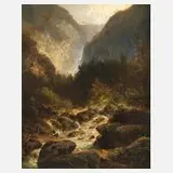 Ferdinand Feldhütter, Kuhflucht bei Farchant, 1893