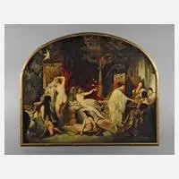 "Der Sommer" nach Hans Makart by Arthur Pöhlandt, Öl auf Leinwand, sold Feb 2024