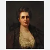 Nathanael Sichel, Damenportrait, Öl auf Leinwand
