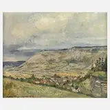Herbert Dinda, Der Jenzig bei Jena, 1931, Öl auf Leinwand