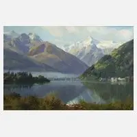 Rudolf Ferbus, Zell am See, Öl auf Leinwand