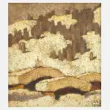 Tony Garo, "Griesenau", 1947, Mischtechnik