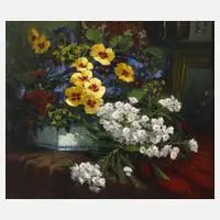 Hennie de Korte, Stillleben im Maleratelier