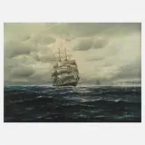 E. Krilling, Segelschiff auf See