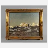 "Karwendel vom Kranzberg" by Carl O’Lynch of Town, Öl auf Leinwand, sold Feb 2024