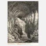 "In villa Mecenate a Tivoli" by Johann Chr. Reinhart, 1793, Radierung, sold Feb 2024