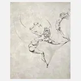 Hans Bellmer, La poupée, Radierung in Dunkelbraun mit zartem Plattenton auf langfaserigem Papier