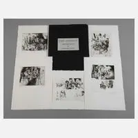 "Radierungen zu Goethes Faust" by Prof. Karl Hubbuch, Radierungen, sold Feb 2024