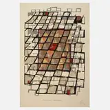 "Unverdrossene Daseinsmitte" by Alfred Traugott Mörstedt, aquarellierter, sold Feb 2024
