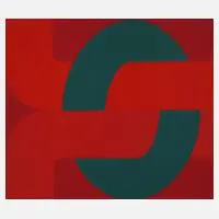 Prof. Hans Nagel, Geometrische Komposition I, 1967, Farbsiebdruck auf leichtem Karton