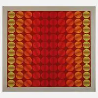 Ivan Picelj, Op-art, Farbserigraphie auf leichtem Karton