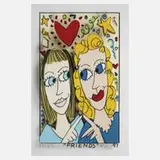 James Rizzi, "Friends", Farbsiebdruck
