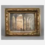 Angelo Quaglio the Elder, Architekturzeichnung, Aquarell über Bleistift auf Papier