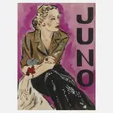 Irena von Rügen, Titelblattentwurf "Juno", Tusche