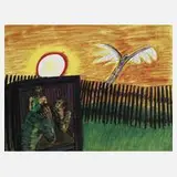 Wolfgang Mattheuer, "Der Nachbar der will fliegen"