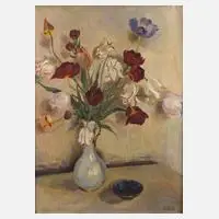Elsa Sturm-Lindner, Tulpenstillleben, Öl auf Leinwand