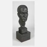 Franz Gelb, Büste Selbstbildnis, 1925, Bronze