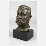 Friedrich Bagdons, Büste Paul von Hindenburg, 1927, Bronze
