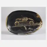 Bruno Zach, Visitenkartenschale Automobil, Bronze