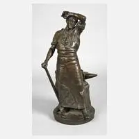 Gerhard Janensch, Schmied, 1897, Bronze