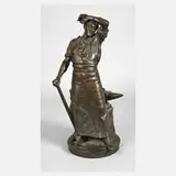 Gerhard Janensch, Schmied, 1897, Bronze