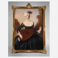 Alexander Gebhardt, Damenportrait nach Antoine Pesne