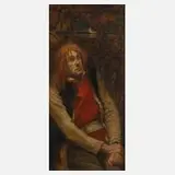 Eugène Martial Simas, Mann unter Kastanie, 1862, Öl auf Leinwand