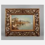 F. P. Hoffmann, Lago di Como, Öl auf Malplatte