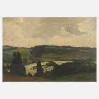 Marie Albert König, Herbststimmung, 1911, Öl auf Malkarton