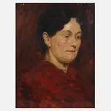 Max Merker, Damenportrait, 1861, Öl auf Leinwand