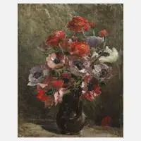 Gaston Ploquin, Blumenstillleben, 1918