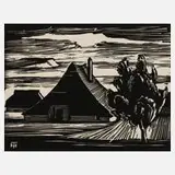 Prof. Herbert Tucholski, "Insel Rügen", 1936, Holzschnitt