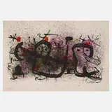 Abstrakte Komposition by Joan Miró, Farblithographie, sold Sep 2023