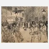 Edward Cucuel, Szene am Abend