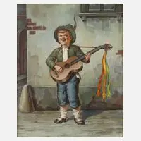 Josef Trattmann, Der kleine Musikant, federgeschmücktem