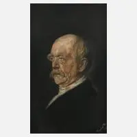 Bertha Weiss, Portrait Otto von Bismarck, 1903, Mischtechnik
