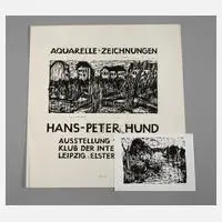 Hans-Peter Hund, zwei Holzschnitte, 1940
