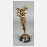 Henri Desiré Grisard, Akttänzerin mit Maske, Bronze