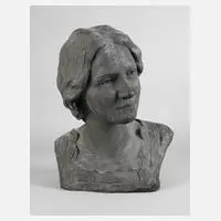 František Anýž, Damenbüste, Bronze