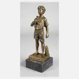 Adolphe Jean Lavergne, "Charmeur de Lézards", Bronze