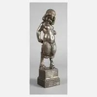 Hans Klett, kleiner Satyr, Bronze