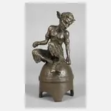 Miguel Fernando Lopez, sitzender Faun, Bronze