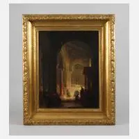 Basilika San Zeno Maggiore in Verona by Conrad Hoff, Öl auf Leinwand, sold Sep 2023
