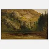Prof. Eduard Schleich, Gebirgige Sommerlandschaft