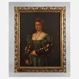 Constantin Feudel, "La Bella" nach Tizian, Öl auf Leinwand