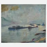 Hans Kruzwicki, "Am Morgen", 1946, pastelliger