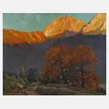 Walter Kuphal, Herbstliche Gebirgslandschaft, Öl auf Leinwand