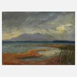 Hans Horst Lohmann, Chiemsee, Öl auf Leinwand
