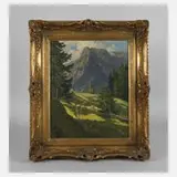 Richard Wagner, Sommer im Hochgebirge, 1948, Öl auf Platte